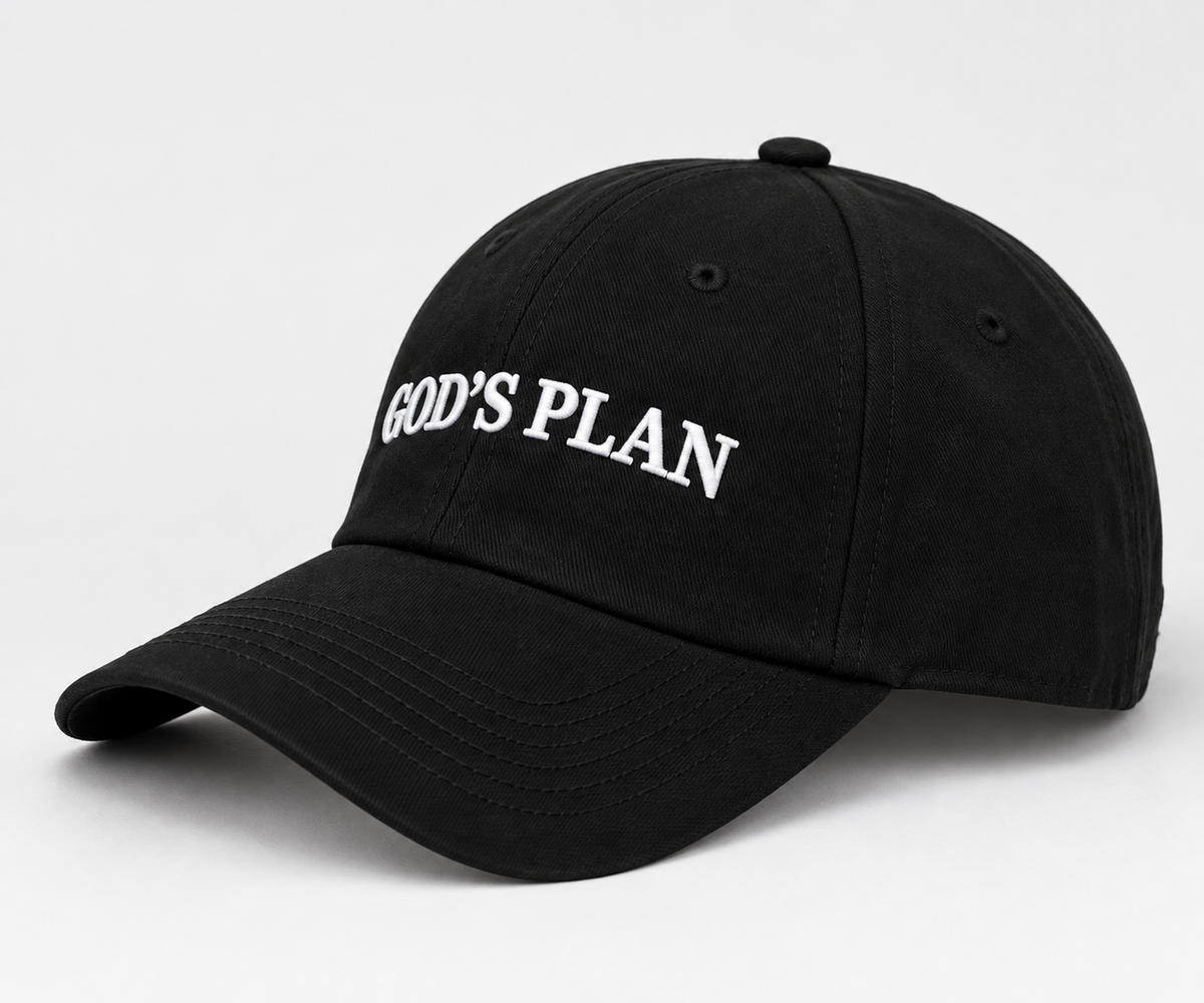 Black “GOD’S PLAN” Premium Cap