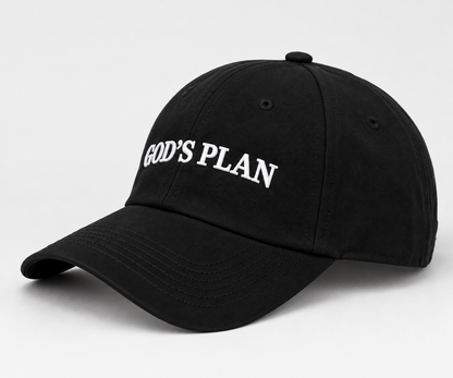 Black “GOD’S PLAN” Premium Cap