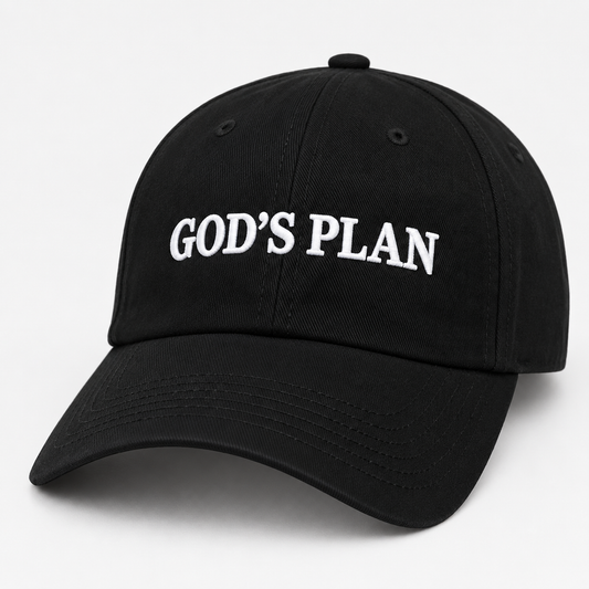 Black “GOD’S PLAN” Premium Cap