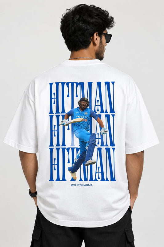 HIT-MAN Rohit Sharma Oversize T-shirt | FREE DELIVERY All over India