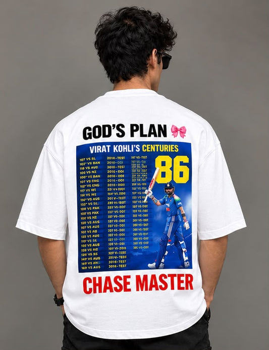 Virat Kohli’s 86th Centuries Viral oversized Tshirt  ( FREE DELIVERY )