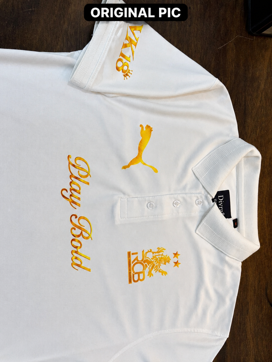 Polo Premium RCB - Virat 18 T-shirt