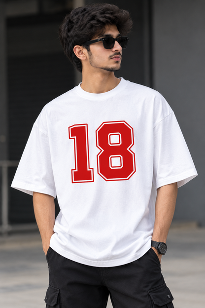 Virat -18 Oversized T-shirt- Free Delivery All over India